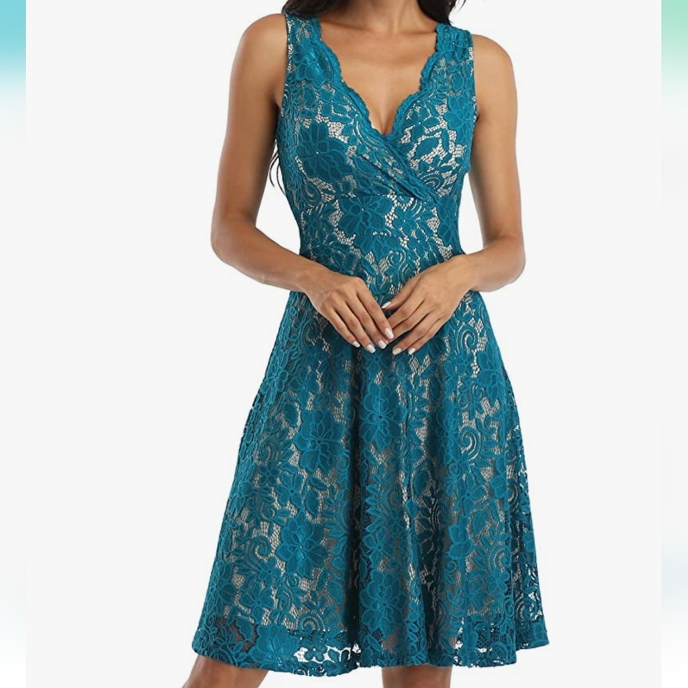 Lace cocktail dress